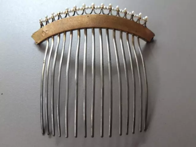 Peigne diadème  Empire  OR / ARGENT