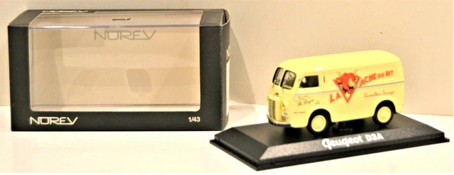 Miniature Peugeot D3A La Vache Qui Rit - NOREV 1/43 - 1933 - État Neuf Ancien Stock