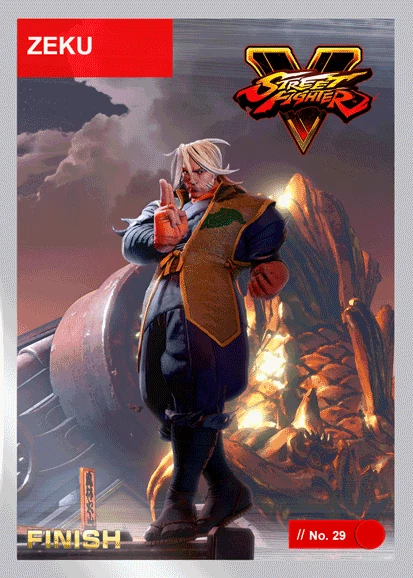 Zeku (power 1) FOIL - 2021 Street Fighter NFT Series 1 - MINT# 2,125
