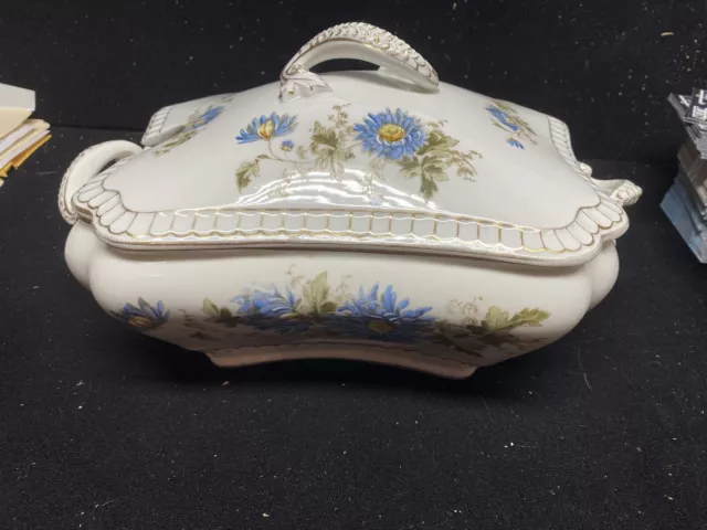 A9966 Vintage John Maddock And Sons Royal Vitreous England Soup Tureen