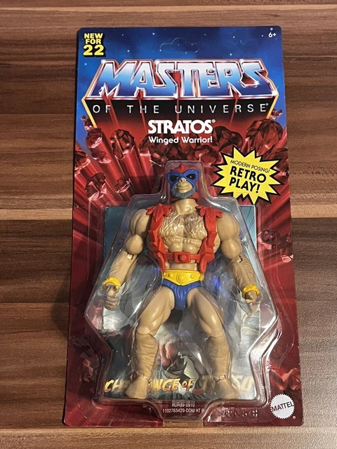 MASTERS OF THE UNIVERSE - STRATOS - MotU - ORIGINS - NEU/OVP -  US KARTE