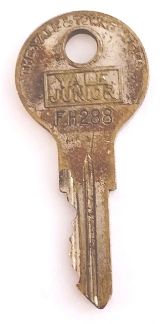 Candado de repuesto vintage Key YALE TOWNE JUNIOR FH288 1-3/4" con candado