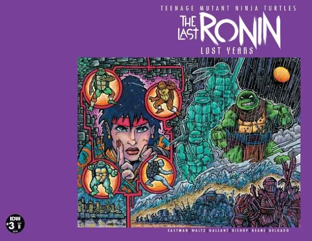 TMNT The Last Ronin Lost Years #3 Eastman Variant B IDW Comic 1st Print 2023 NM