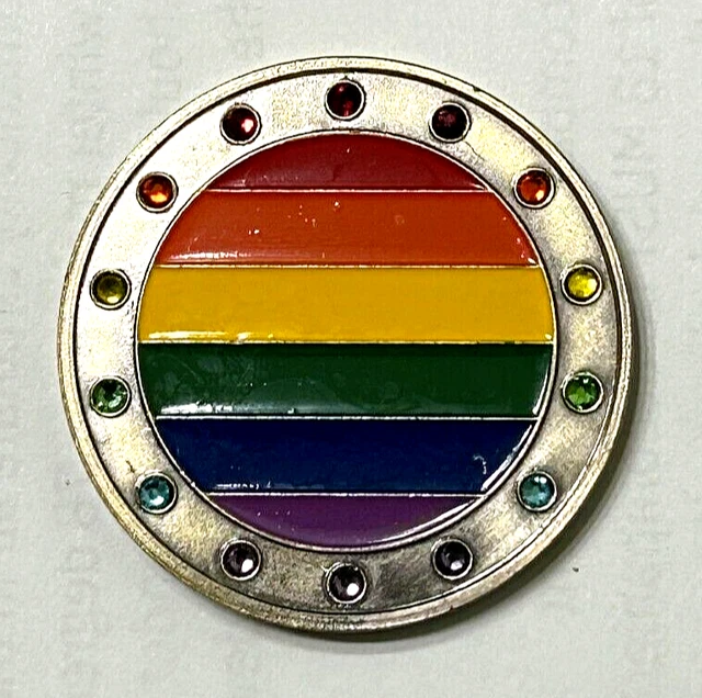 PRIDE Coin in Clear Display Casing