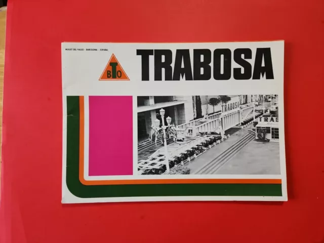 1970's? TRABOSA Truck Trailers Brochure Gondola Self Propelled Semi Spain