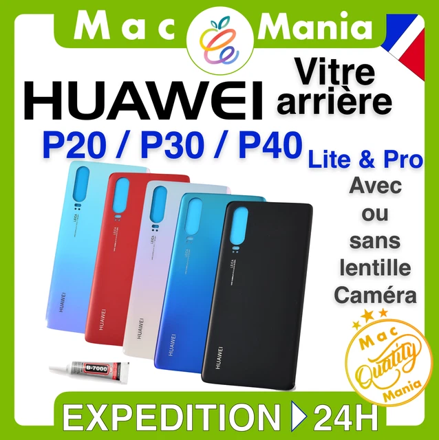 Vitre Arriere Huawei P20 P30 P40 Lite Pro Cache Batterie Facade 100% Neuve 🔋⭐