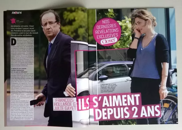 CLOSER N°449 (17 janvier 2014) - Hollande-Gayet / Ch.Theron-S.Penn/ Johnny Depp 2