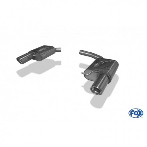 Fox Rennsportanlage 2X 1X100Mm Typ 17 Für Audi A5 Typ B8 (Coupé)