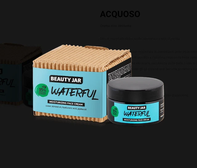 Beauty Jar WATERFUL Crema Viso Idratante Vegan 60 ml
