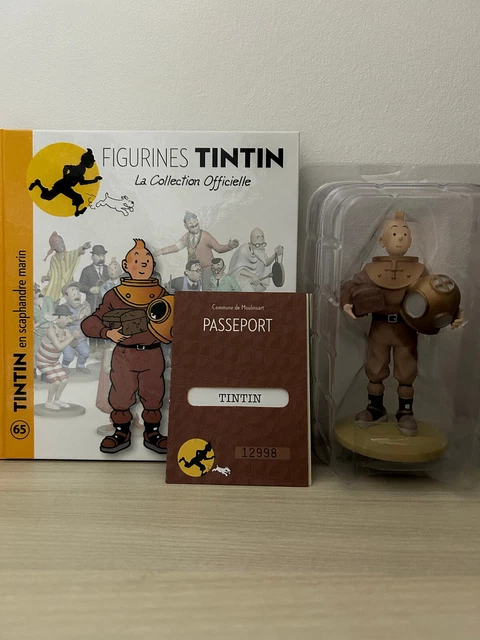 FIGURINE TINTIN COLLECTION officielle n°7 - Tintin en scaphandre FIGURINE TINTIN COLLECTION officielle n°7 - Tintin en scaphandre