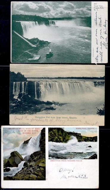 Canada 5 Early 1905-07 Niagra Falls Used Ppc
