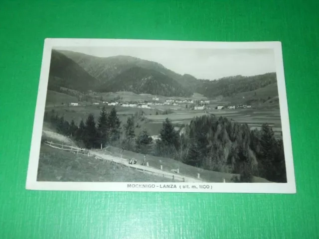 Cartolina Mocenigo - Lanza ( Trento ) - Veduta generale 1935 ca