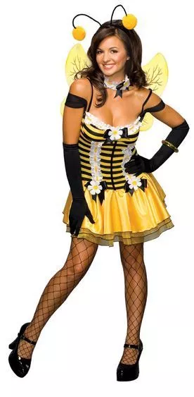 Costume Di Carnevale Da Donna Ape Vestito Per Travestimento Maschera Sexy Adulto