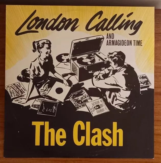 The Clash - London Calling And Armagideon Time 12-inch Single. CBS 12-8087.