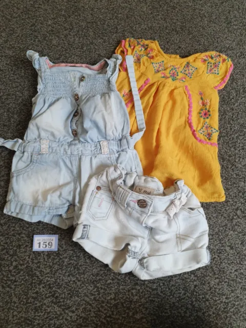 Pacchetto vestiti estivi per bambine 3-6 mesi (B159)