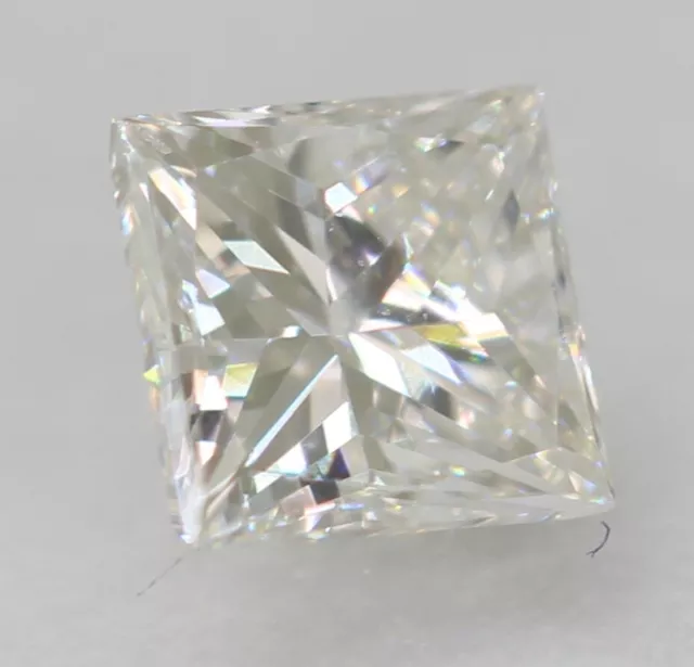 0.17 Carat Couleur D VVS2 Princesse Naturel Libre Diamant 3.16X3.05mm Voir Vidéo 3