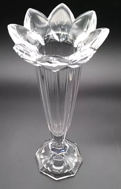 Mikasa Morning Glory Crystal Glass Vase