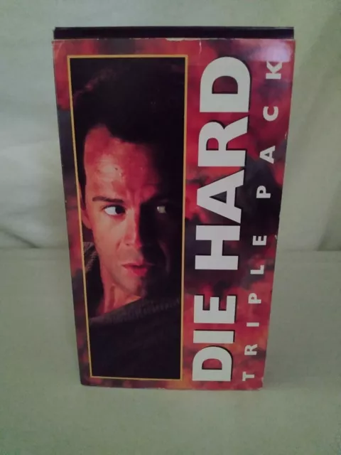 Die Hard Vhs Tape Triple Pack Fox Video 1995 Bruce Willis Action 2
