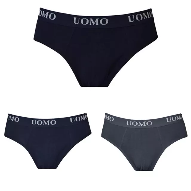 6 Slip Da Uomo In Cotone Colori Misti Uomo Underwear Cod. 1017