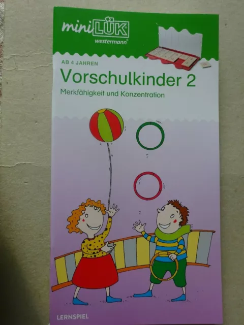 XXXX mini Lük Heft , Vorschulkinder 2 , ab 4 Jahren , NEU