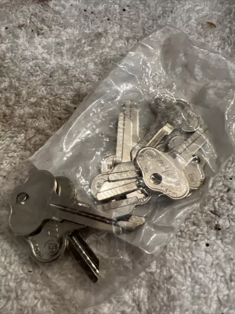 Lot Of 10 New Ilco brand key Uncut blank CH7 Taylor C39E Locksmith