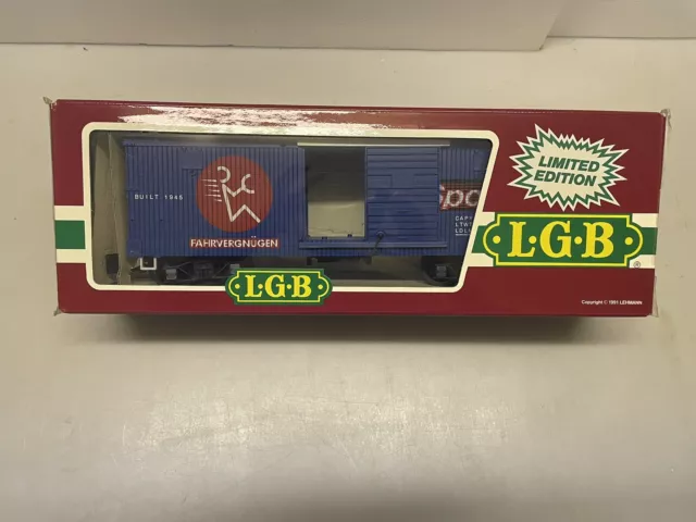 LGB 4090 VW 4090VW Volkswagen VW Fahrvergnugen Boxcar Limited Edition New In Box