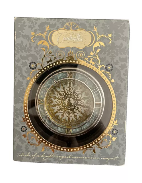 Sephora Disney Cinderella Stroke Of Midnight Compact Mirror Limited Edition NIB