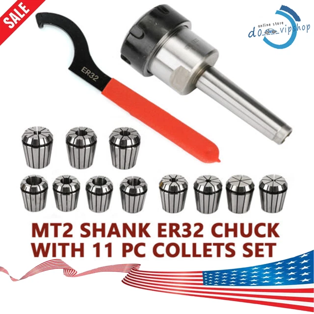 MT2 ER32 Morse Taper Collet Chuck Tool Holder ER32 Collet Set Milling Tool Set