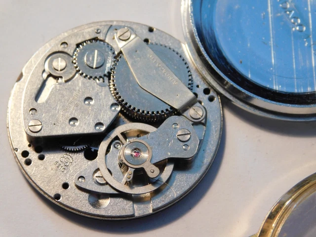 Montre Homme SELHOR Mécanique 17 Rubis Plaquée Or - Antichoc, Fonctionne, Occasion