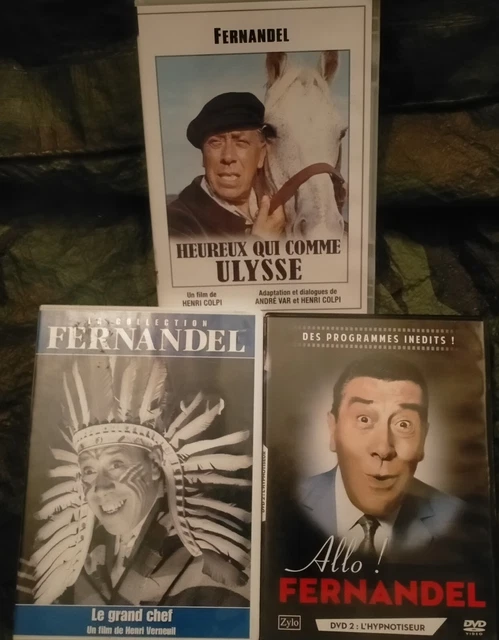 Fernandel 3 DVD : Heureux Qui Comme Ulysse +