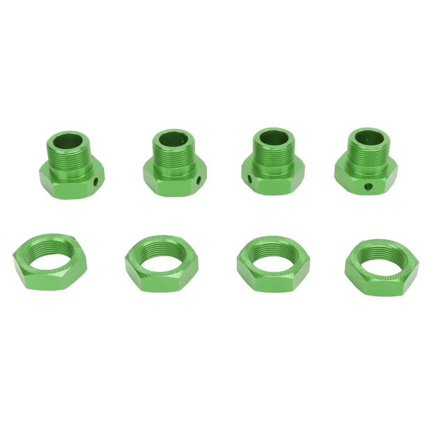VGEBY Adaptateur de Moyeu D'entraînement Hexagonal de Roue de 12mm, Coupleur de Combinaison, Pièces de Rechange de Voiture RC en Alliage D'aluminium avec Vis à Broches, pour Voiture 1 (Blue