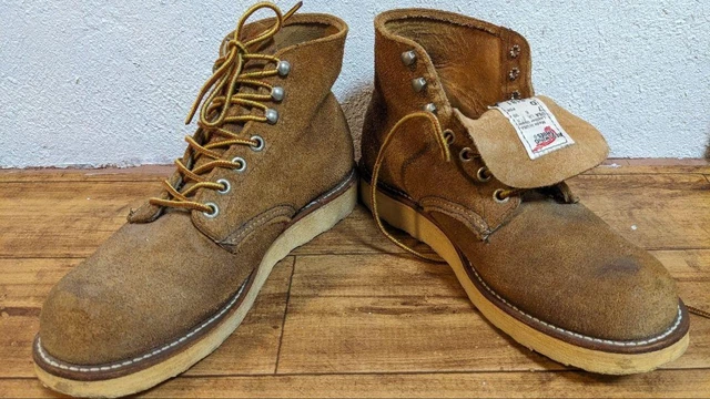 RED WING BOOTS 8181 US:7D Leather Beige 022673d £190.22 - PicClick UK