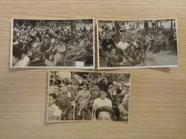 Terme di Chianciano Lotto 3 Fotografie-Cartoline Originali d'Epoca del 1954 ▓