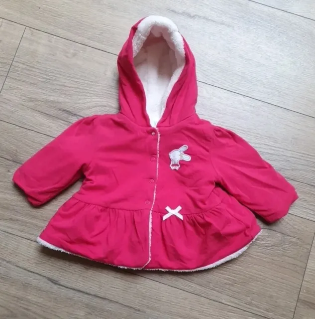 Baby Girls Boots Mini Club Jacket Bunny Easter 3-6 Months