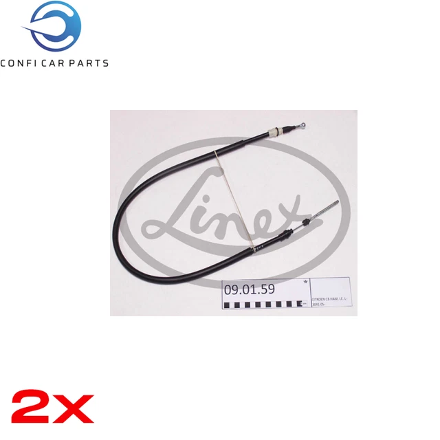 Handbremsseil Bremsseil Paar Hinten Linex 090159 2Pcs P F�R Citro�N C8
