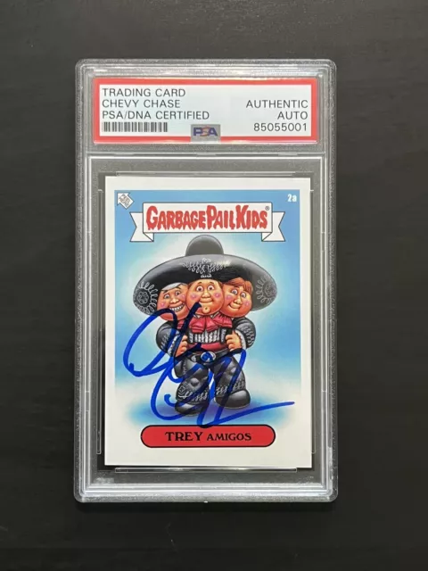 Chevy Chase Signed Three Amigos Dusty Bottoms Trading Card PSA