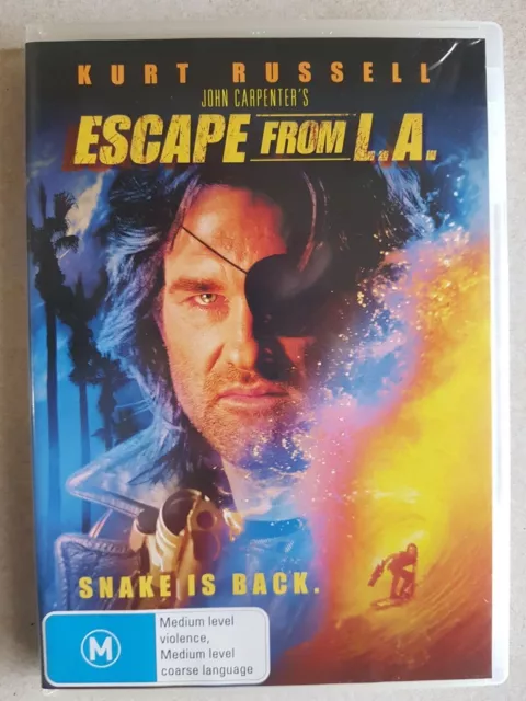 Escape From New York / L.A. DVD Lot of 2 Kurt Russell John Carpenter Tested