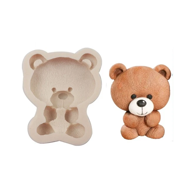 Bear Shaped Chocolate Moulds Handmade Candy Moulds Hand-Making Fondnat Moulds 3