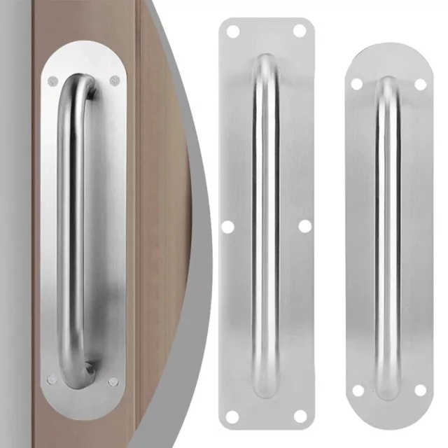 Stainless Steel Door Pull Handles Premium Commercial Silver Sliding Door Handle