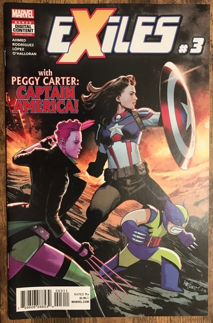 Exiles #3 Blink 1st App Peggy Carter Captain America Homage Variant A NM/M 2018