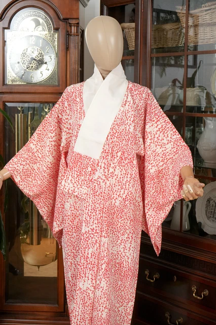 Dear Vanilla Japanese Juban Undergown Women's Kimono Genuine Vintage Mint 2