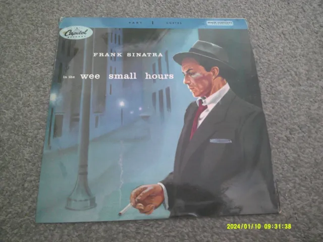 Frank Sinatra in den kleinen Stunden Teil 1 1955 10" LP Capitol HERVORRAGEND EX+