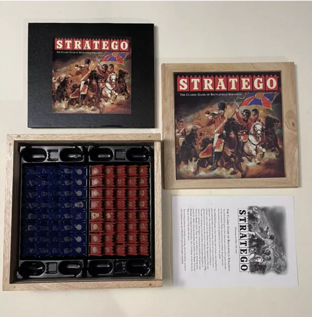 STRATEGO Board Game Nostalgia Series battlefield strategy /wooden box / complete