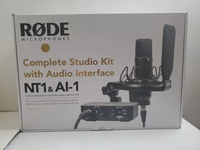 Rode Microphones Studio Kit W/ NT1 Mic & AI-1! BOX ONLY!