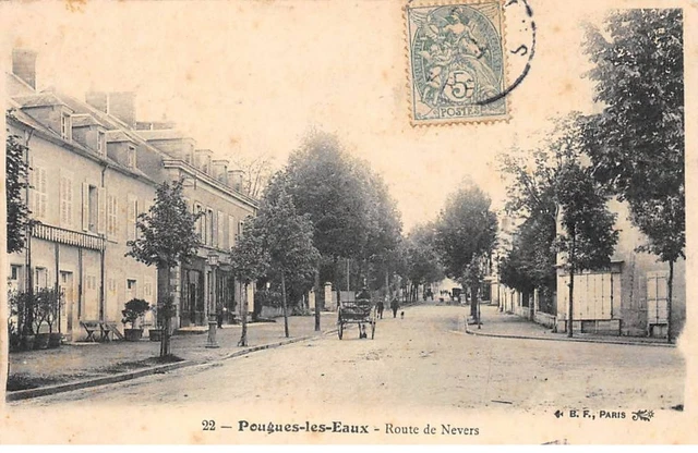 58 - POUGUES LES EAUX - SAN24424 - Route de Nevers