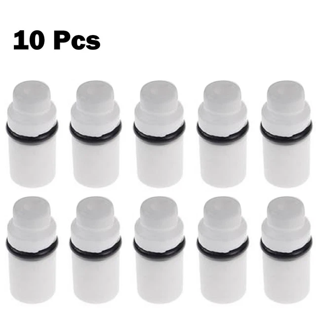 Lot De 8 Buses De Sablage Pour Réservoir 15L – Diamètres De 2 à 3,5 Mm – En Plastique Robuste (noir Et Blanc)