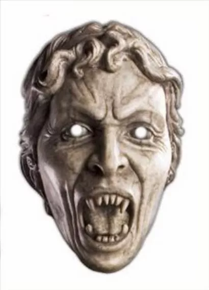 The Weeping Angel Doctor Who Monster Official Fun CARD Single Party Face Mask