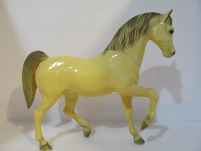 Breyer White Horse w/ Gray Mane and Gray Tail  Vintage