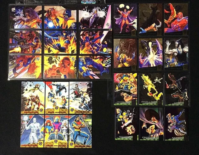 1994 Fleer Ultra Marvel X-Men Team Insert Foil Comic Card Singles You Choose