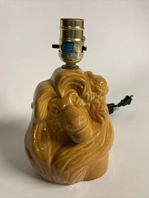 VINTAGE DISNEY THE Lion King Simba Cub Mufasa Ceramic Kid Table Lamp ...